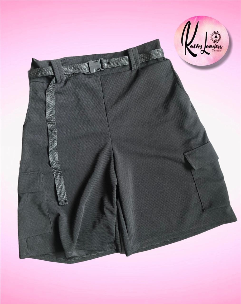 SHORT BERMUDA CARGO NEGRA