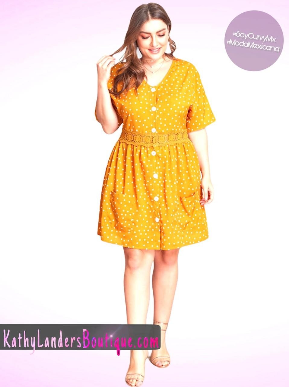 VESTIDO VINTAGE POLKA DOT