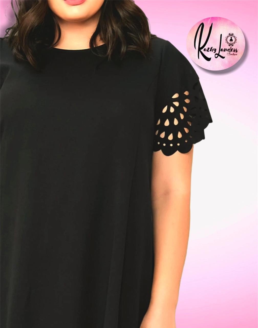 VESTIDO ASIMETRICO NEGRO