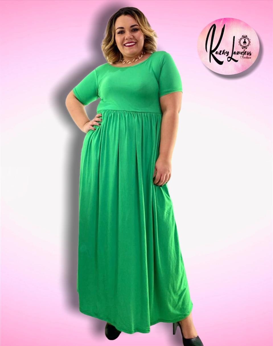 MAXIVESTIDO VERDE