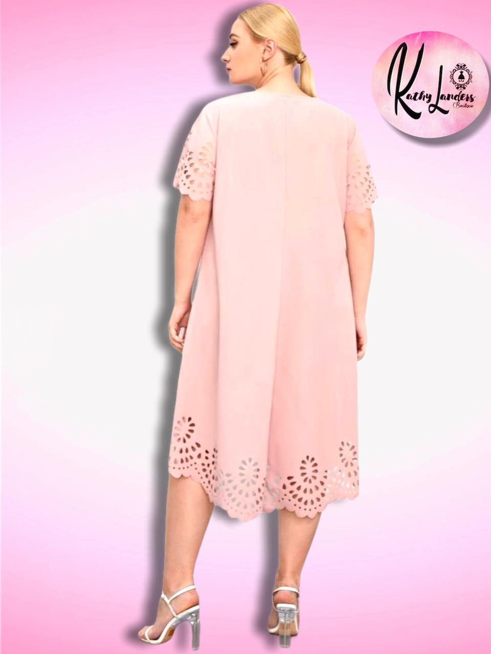 VESTIDO ASIMETRICO  ROSA