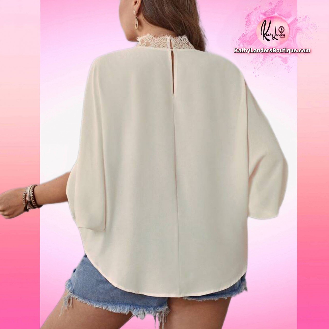 BLUSA NUDE ENCAJE