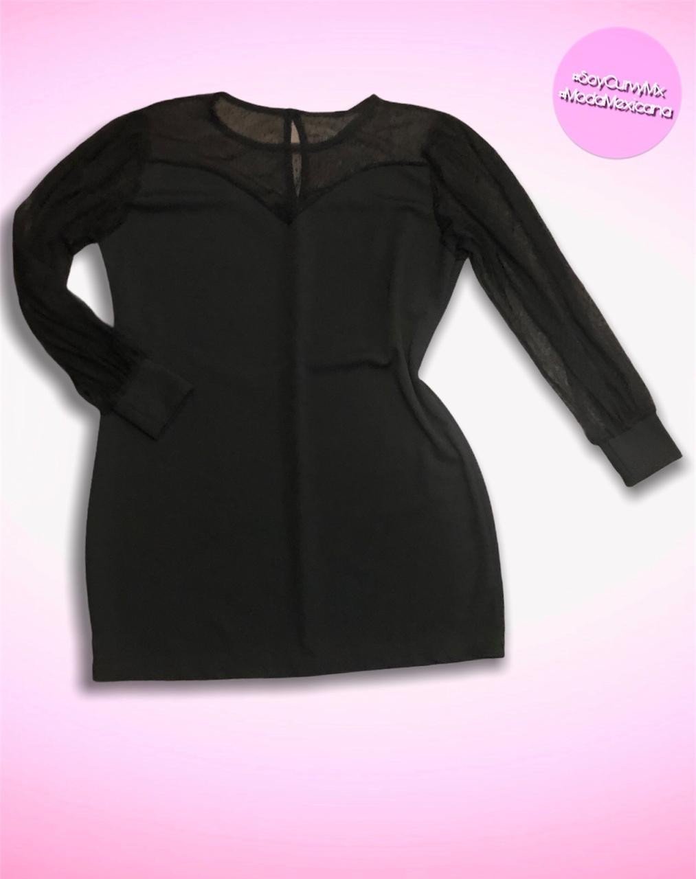 VESTIDO SEXY CORTO NEGRO