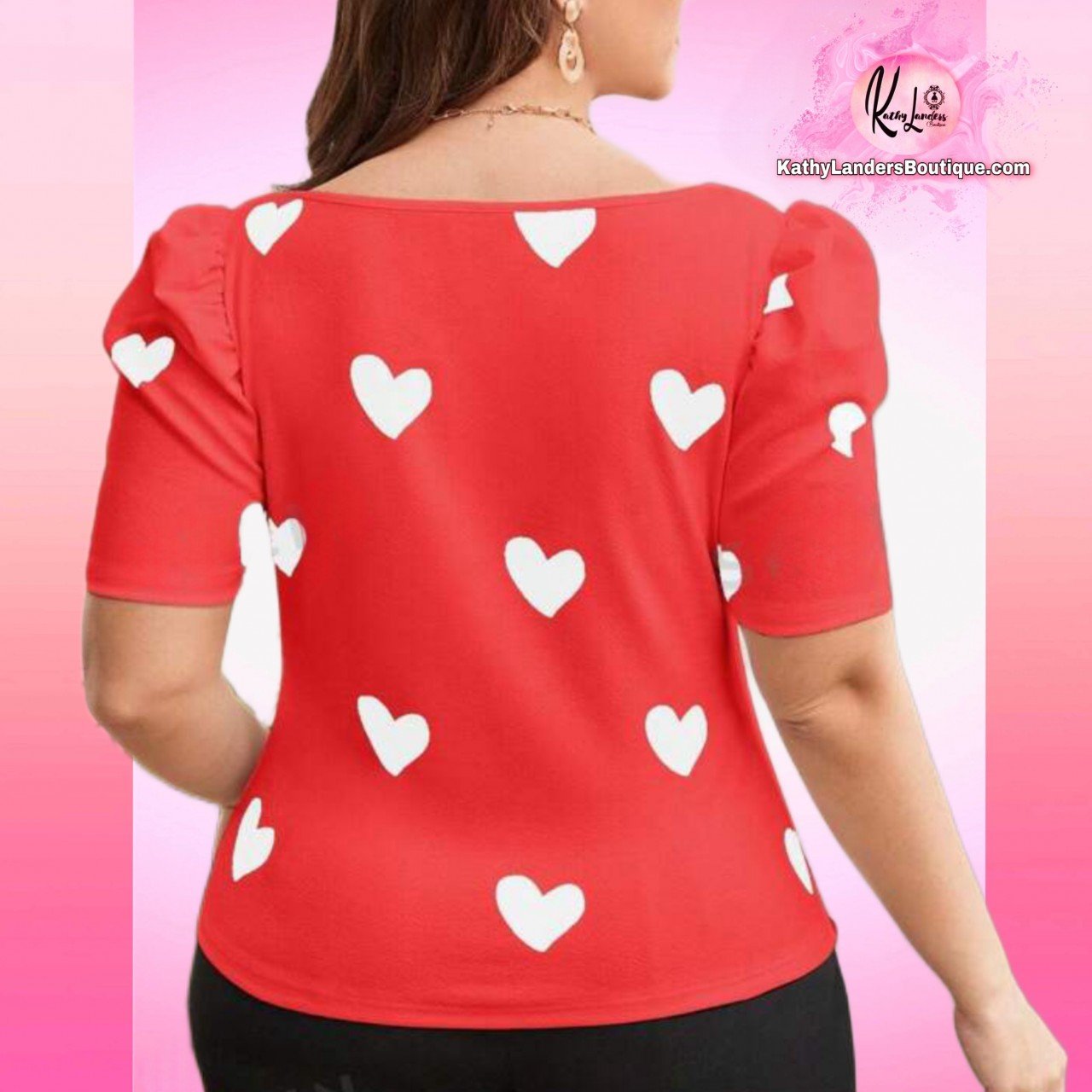 BLUSA ROJA CORAZONES