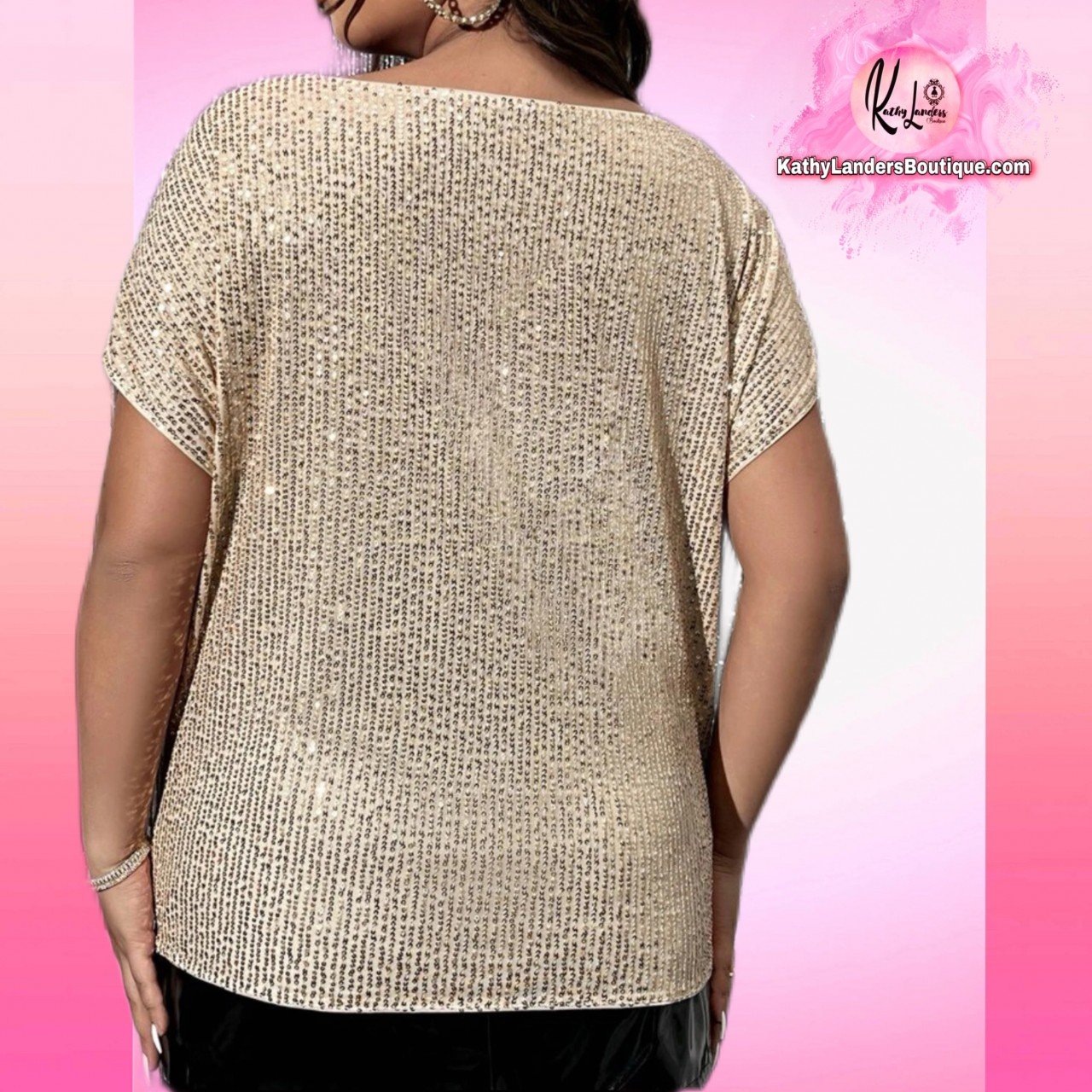 BLUSA LENTEJUELAS NUDE