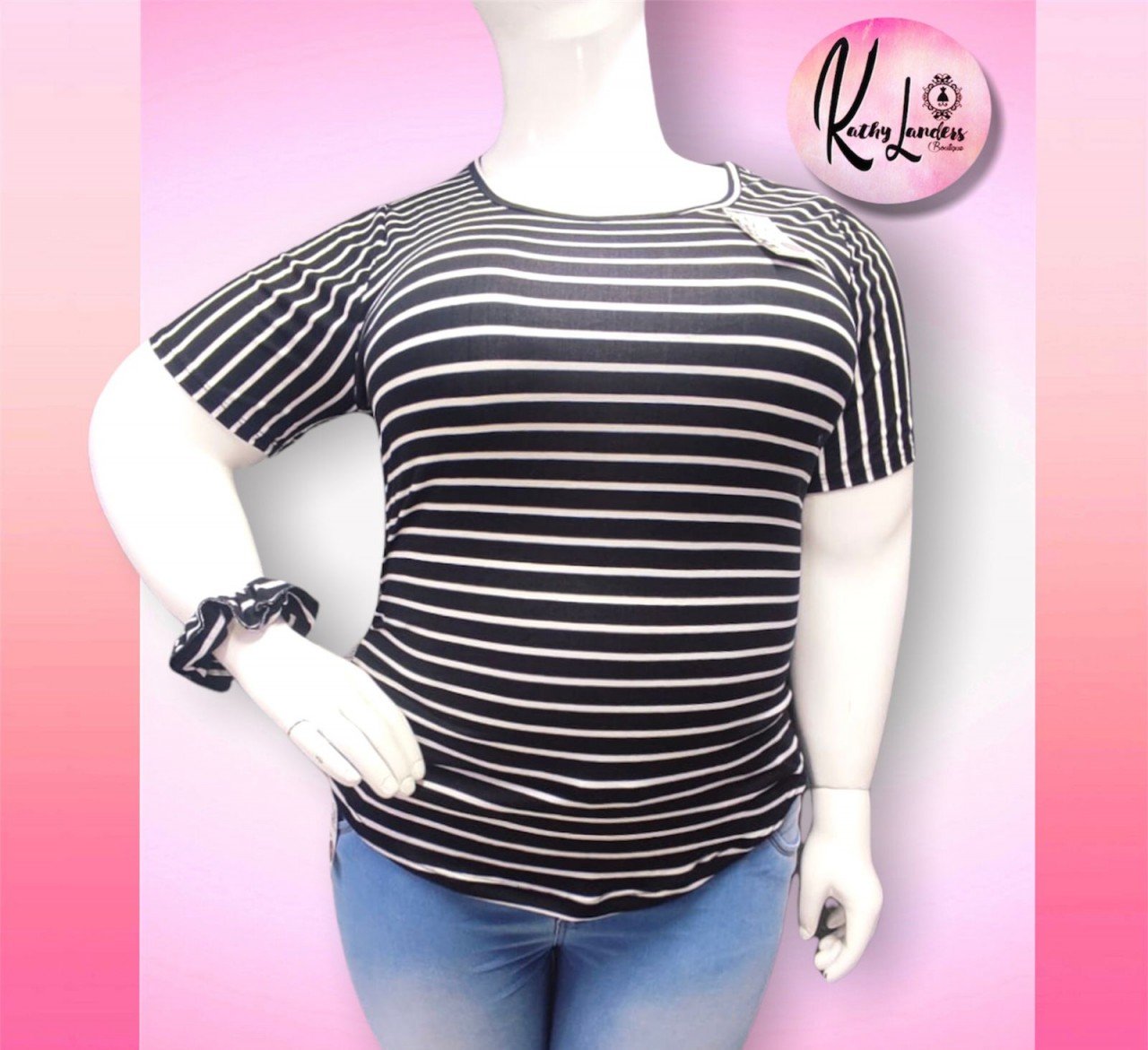 BLUSA BRUSH RAYAS