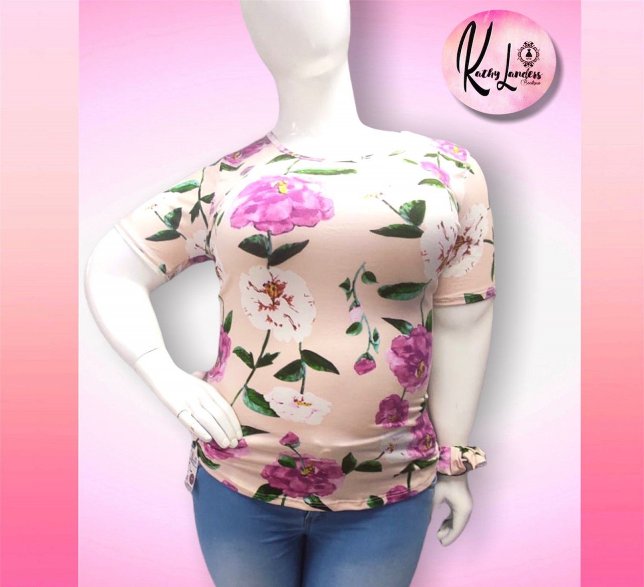 BLUSA  BRUSH ROSA