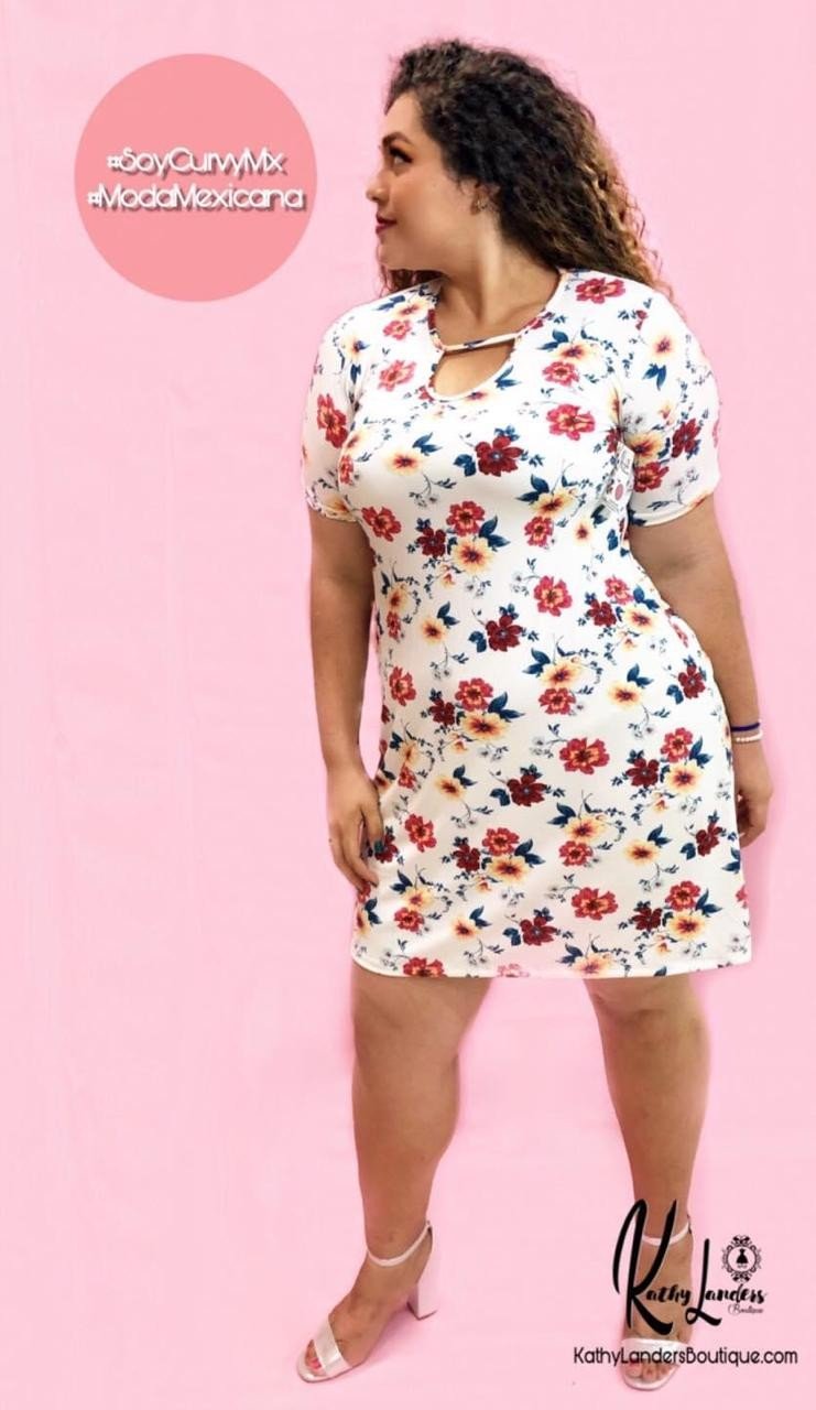VESTIDO CASUAL DEL FLORES