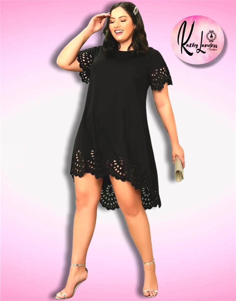 VESTIDO ASIMETRICO NEGRO