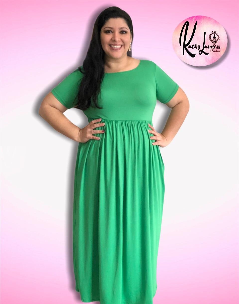 MAXIVESTIDO VERDE
