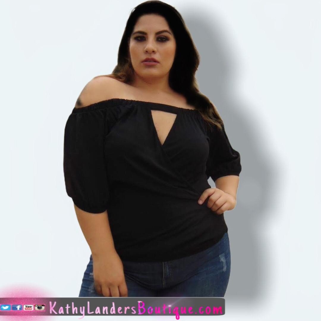 BLUSA CAMPESINA NEGRA