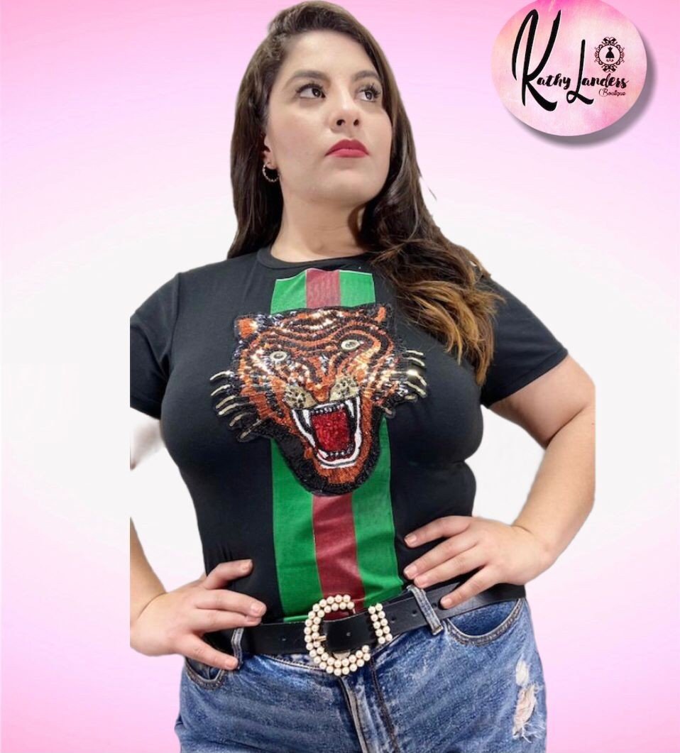 PLAYERA NEGRA GUCCI